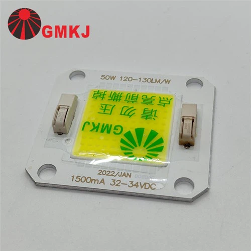 LED COB alb de 50 W cu conector de fir